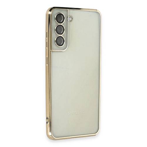 Galaxy S21 FE K�l�f Razer Lensli Silikon - Gold
