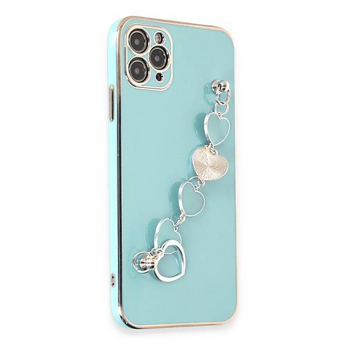 iPhone 11 Pro K�l�f Esila Silikon - Su Ye�ili