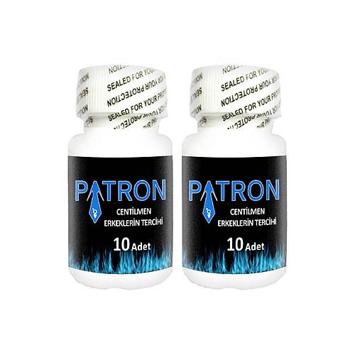 Patron 2 Adet Erkeklere �zel Ma�a-PanaxGinseng TribulusTerrestisli 10 lu Kaps�ller