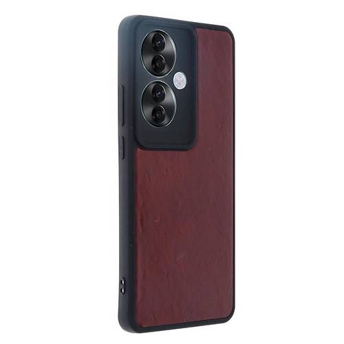Reno 11F K�l�f Aras Deri Kapak - Bordo
