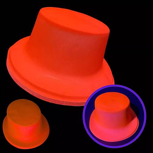 Neon Partisi Turuncu Renk Plastik F�tr �apka