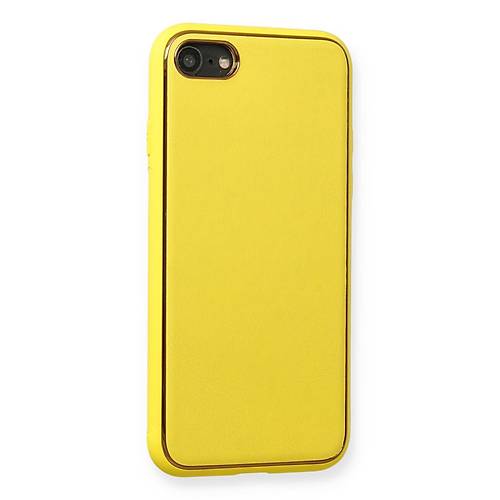 iPhone 7 K�l�f Coco Deri Silikon Kapak - Sar�