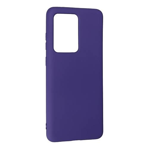 Galaxy S20 Ultra K�l�f Nano i�i Kadife Silikon - Mor