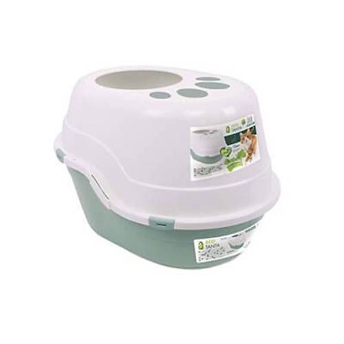 Eco Tanta Kapal� Kedi Tuvaleti Deniz Ye�ili 63x49x42 Cm