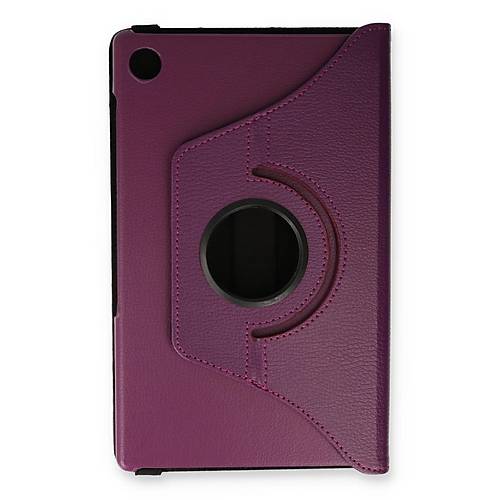 M10 HD X306F K�l�f 360 Tablet Deri K�l�f - M�rd�m