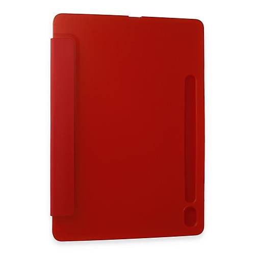 Galaxy Tab A9 K�l�f Kalemlikli Mars Tablet K�l�f� - K�rm�z�