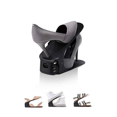 10 Lu Set Ayarlanabilir Ayakkab� Rampas� & Ayakkab�l�k D�zenleyici & Organizer