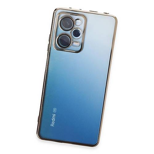 Redmi Note 12 Pro 5G K�l�f Razer Lensli Silikon - Gold