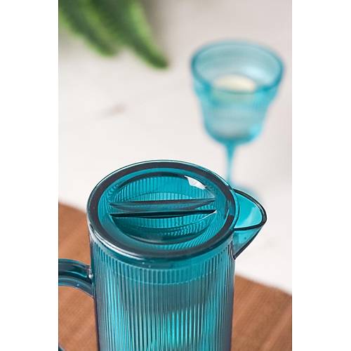 Arkilik Barok 1,5 Lt Aquamarin S�rahi (Buzdolab� Kapak Raf�na S��ar)