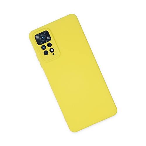 Redmi Note 11 Pro K�l�f Nano i�i Kadife Silikon - Sar�