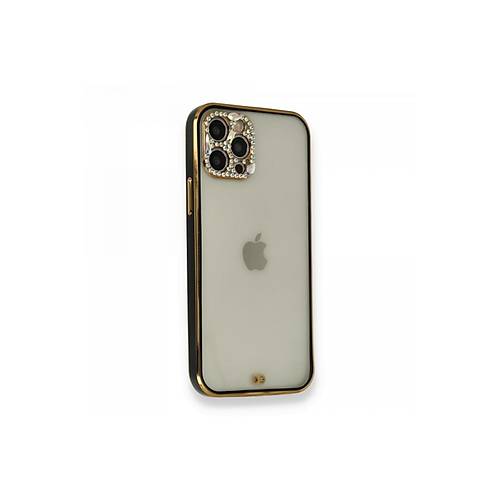 iPhone 12 Pro K�l�f Liva Ta�l� Silikon - Siyah