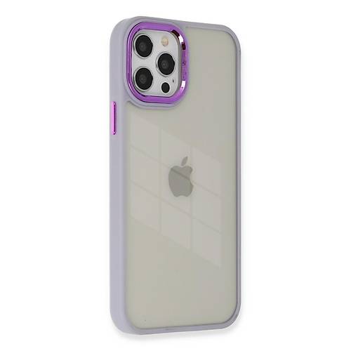 iPhone 12 Pro Max K�l�f Dora Kapak - Lila