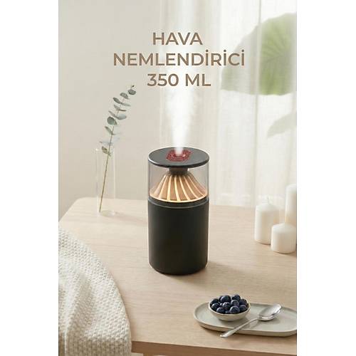 350 ml LED I��kl� Hava Nemlendirici & Modern Oda Kokusu Dif�z�r�