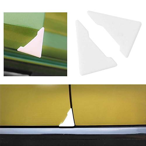 Silikon Araba Kap� K��e Koruyucu 2'li Beyaz