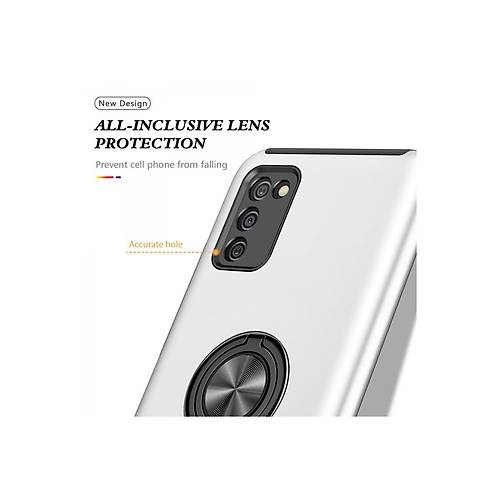 Galaxy A02S K�l�f Elit Y�z�kl� Kapak - G�m��