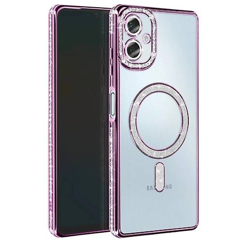Galaxy A07 4G Joke Simli Magneticsafe K�l�f - Derin Mor
