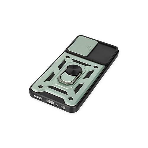 Galaxy A04S K�l�f Pars Lens Y�z�kl� Silikon - Ye�il
