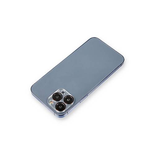 iPhone 12 Pro Max Metal Kamera Lens Koruma Cam - Siyah