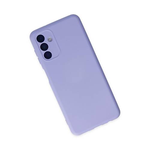 Galaxy A04S K�l�f Nano i�i Kadife Silikon - Lila
