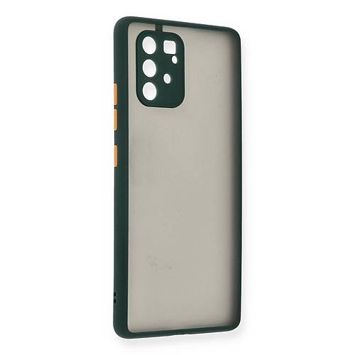 Galaxy A91 / S10 Lite K�l�f Montreal Silikon Kapak - Ye�il