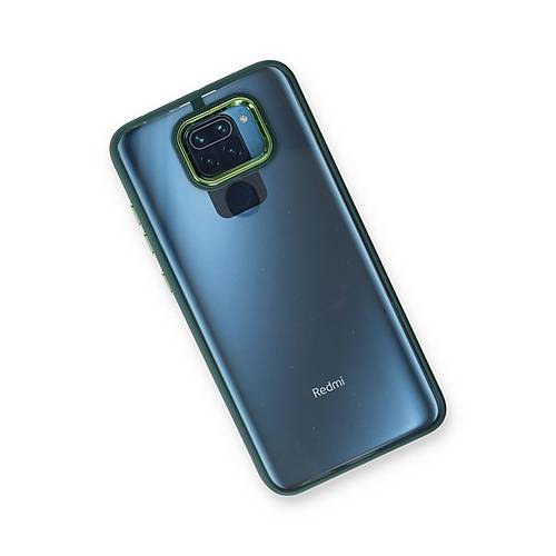 Redmi Note 9 K�l�f Dora Kapak - Haki Ye�il