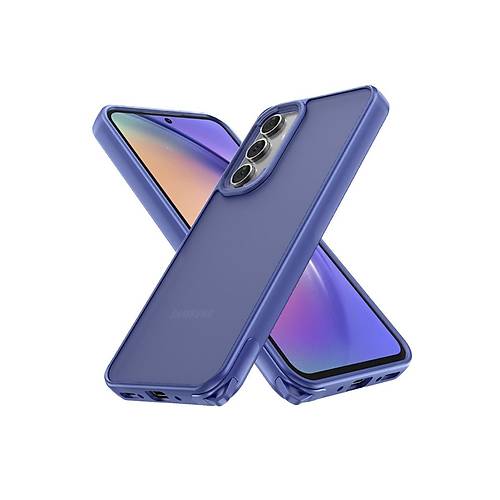 Galaxy A05S K�l�f Elegant Kapak - A��k Mavi