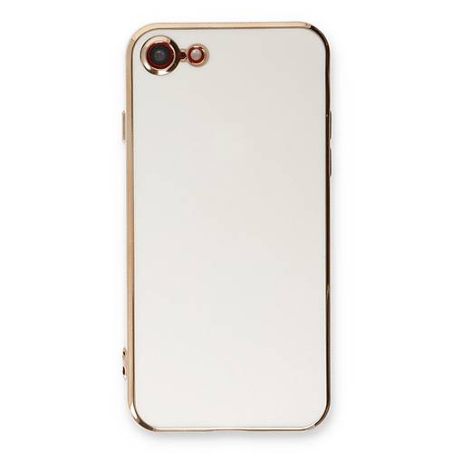 iPhone 7 K�l�f Volet Silikon - Beyaz