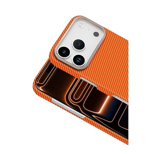 iPhone 17 Pro Vega Magsafe Kapak - Turuncu