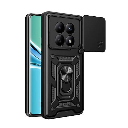 Redmi Note 15 4G Pars Lens Y�z�kl� Silikon - Siyah