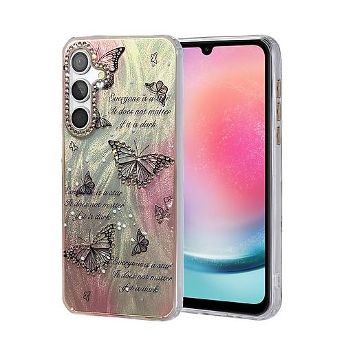 Galaxy A24 4G K�l�f Blade Aynal� Desenli Kapak - Desen 6