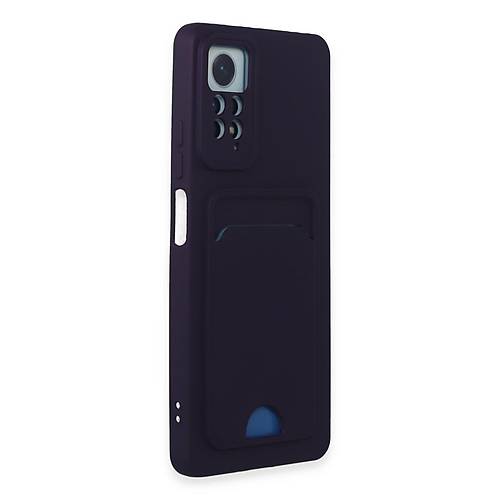 Redmi Note 11 Pro K�l�f Kelvin Kartvizitli Silikon - Derin Mor