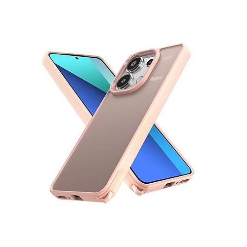 Redmi Note 13 Pro 4G K�l�f Elegant Kapak - Pudra