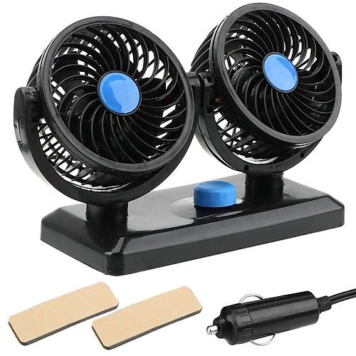 Ara� ��i Torpido �st� �ift Fanl� Oto Vantilat�r 12 V