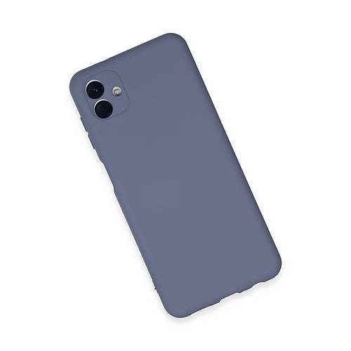 Galaxy A04E K�l�f Nano i�i Kadife Silikon - Gri