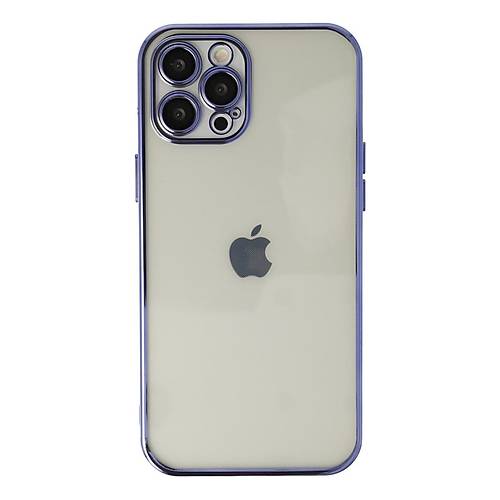 iPhone 12 Pro K�l�f Razer Lensli Silikon - Mor
