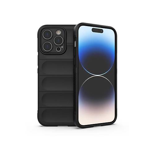 iPhone 13 Pro K�l�f Optimum Silikon - Siyah
