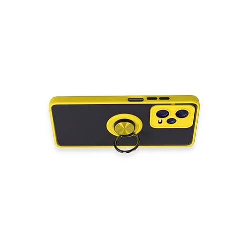 Redmi Note 12 5G K�l�f Montreal Y�z�kl� Silikon Kapak - Sar�