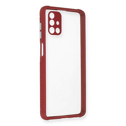 Galaxy M51 K�l�f Miami �effaf Silikon - Fu�ya