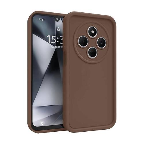 Redmi 14C K�l�f Viera Silikon - Kahverengi