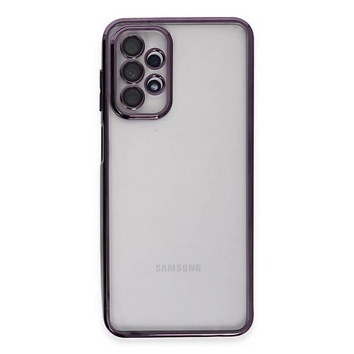 Galaxy A23 4G K�l�f Razer Lensli Silikon - Mor
