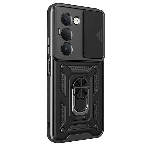 Redmi 15 4G Pars Lens Y�z�kl� Silikon - Siyah
