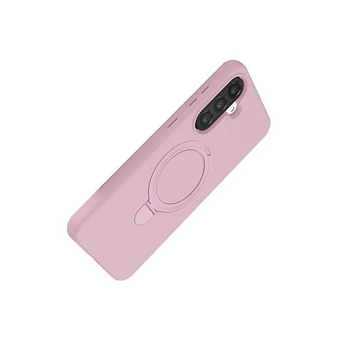 Galaxy A56 Regal Magsafe Standl� Kapak - A��k Pembe