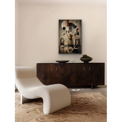 Kar���k R�yalar Soyut Kanvas Tablo 20X30 CM