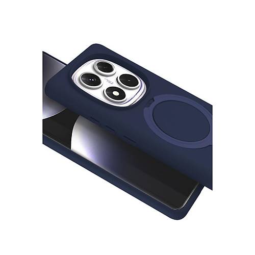Redmi Note 14 Pro 5G Regal Magsafe Standl� Kapak - Lacivert