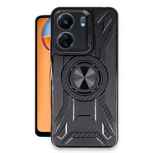 Redmi 13C K�l�f Lincoln Silikon - Siyah