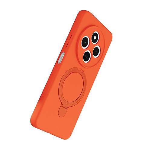 Redmi 14C Regal Magsafe Standl� Kapak - Turuncu