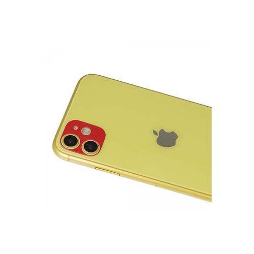 iPhone 11 Rainbow Kamera Lens Koruma Cam - K�rm�z�