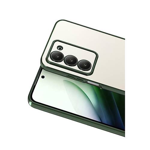 Redmi 15 4G Razer Lensli Silikon - Ye�il