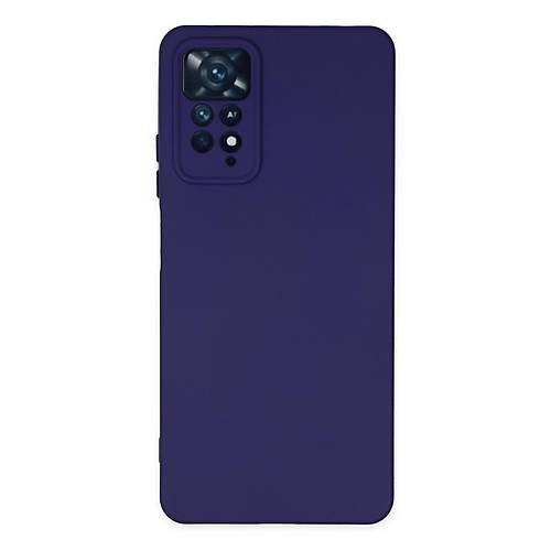 Redmi Note 11 Pro K�l�f Nano i�i Kadife Silikon - Mor