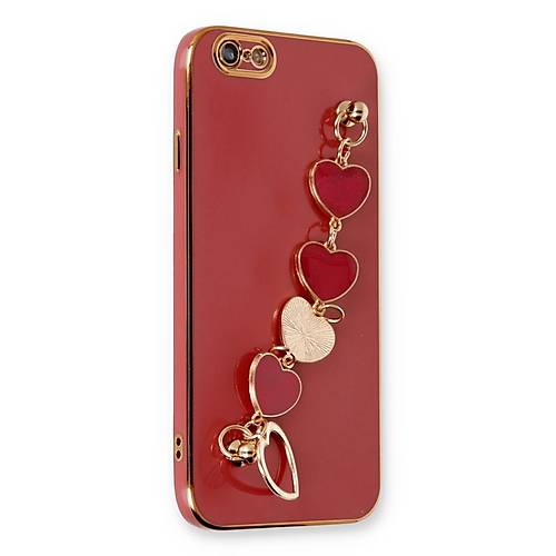 iPhone 6 K�l�f Esila Silikon - K�rm�z�